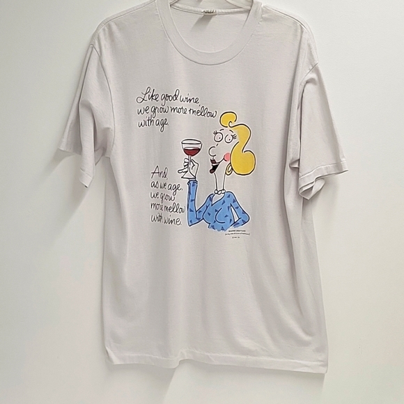 Graphic Wine Tee Size XL (46) - Picture 1 of 6